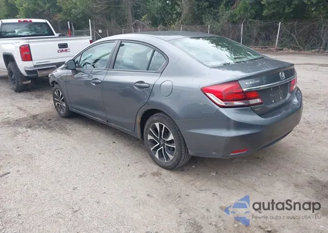 2013 Honda Civic Ex-L from USA, damaged, VIN 2HGFB2F91DH500967